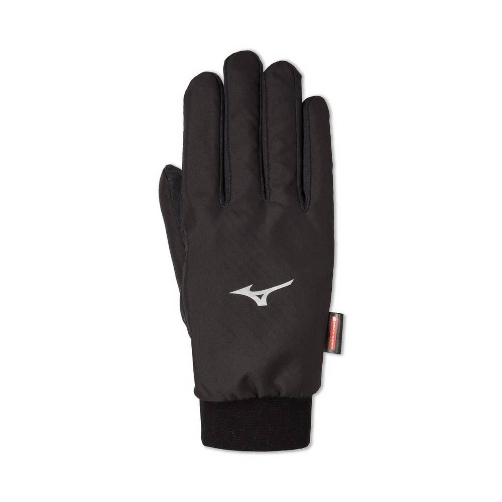 Mizuno Men's Breath Thermo® Wind Guard Gloves Black (422052-LCY)